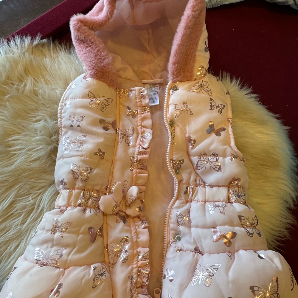 ‼️ S O L D‼️ Pink Butterfly Kids Jacket